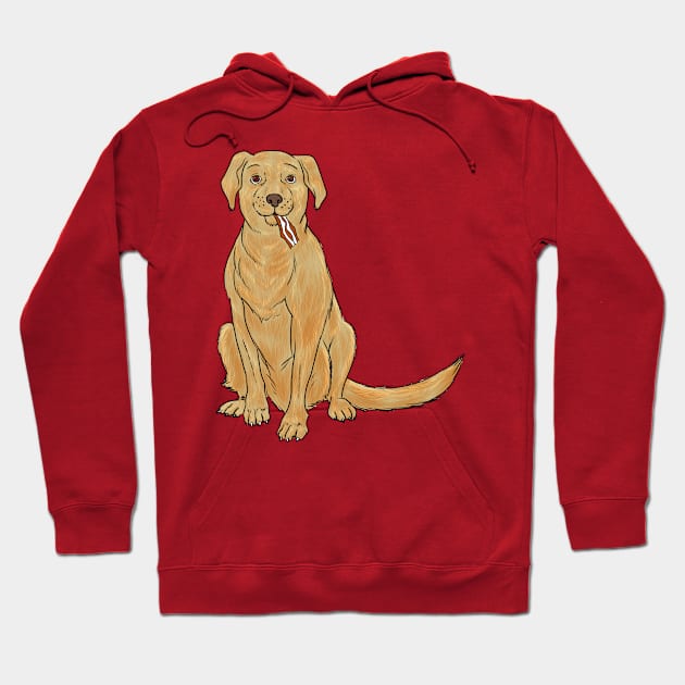 Bacon Dog Hoodie by jupejuperocket